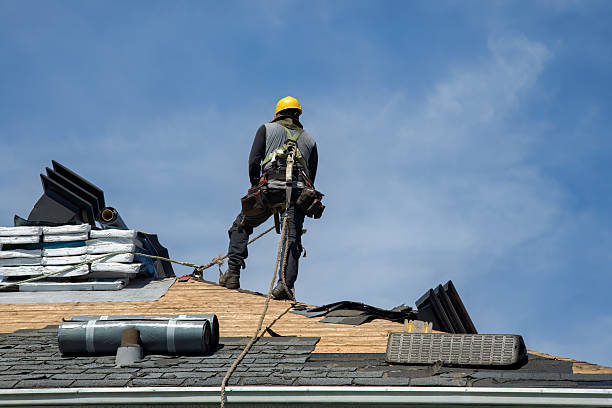Professional Roofing technician working in Diggs, VA